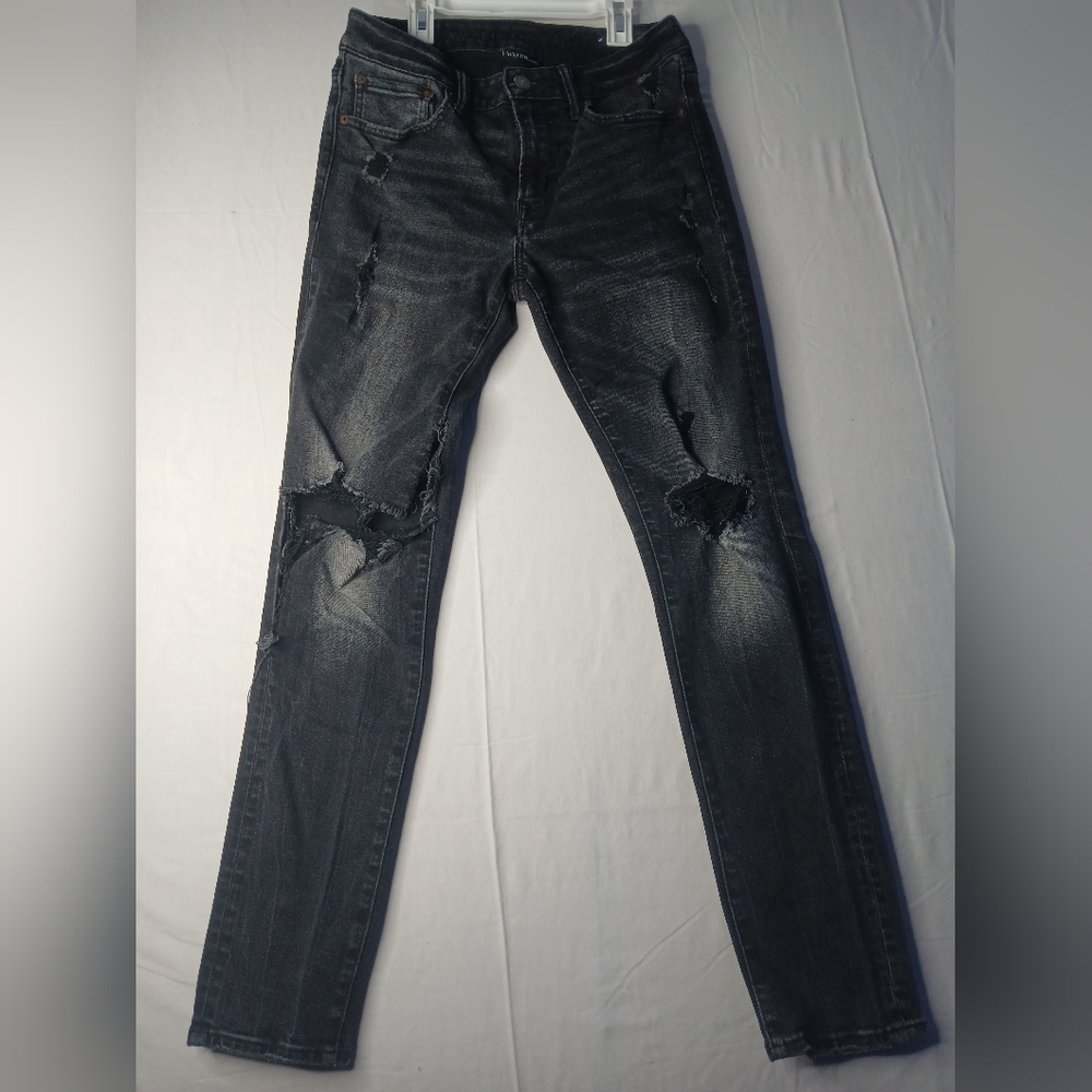 American Eagle jeans Men Size 32x32 Next Level Flex Black Distressed
